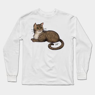 Cat - American Shorthair - Brown Tabby Long Sleeve T-Shirt